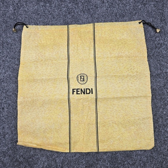 Fendi Vintage Drawstring Dust Bag – Medium (Approx. 13″ × 13″) - Picture 1 of 7